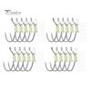 10/20/30Pcs Luminous Live Shrimp Fixing Hook Heavy Duty Metal Barbed Fishhook Freshwater Saltwater Catfish Bass Fishing Hook Fishing Accessories