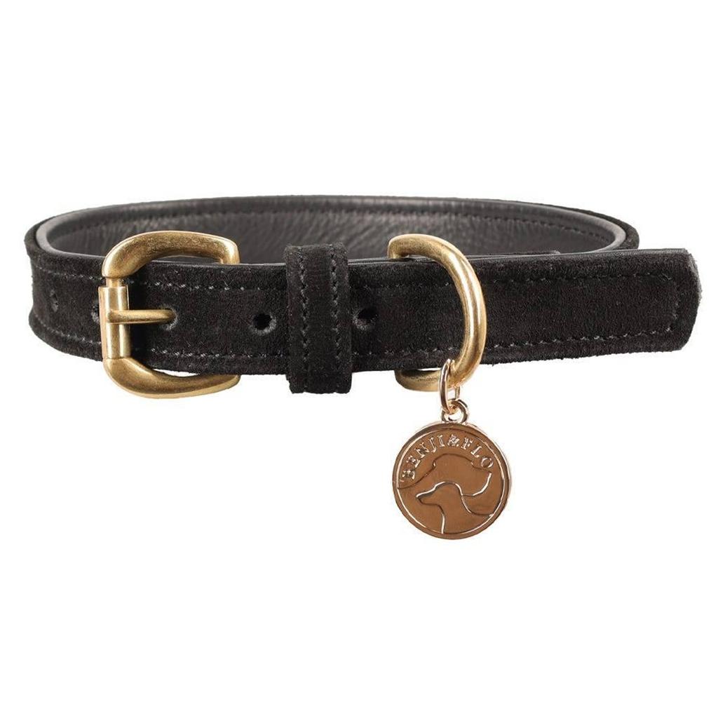 Benji & Flo Noble Suede Dog Collar