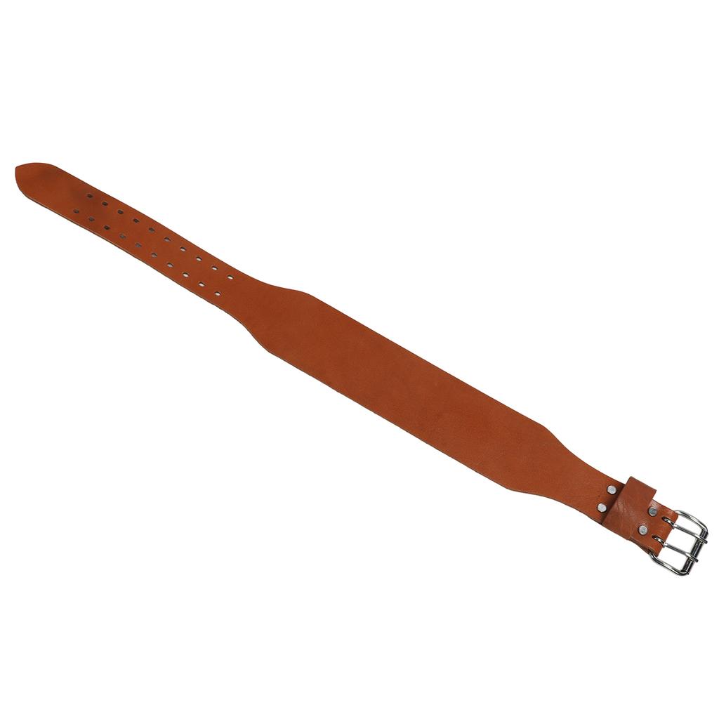 Weightlifting Belt 1 Layer Leather Double Prong Power Lifting Back Support Men Women Strength