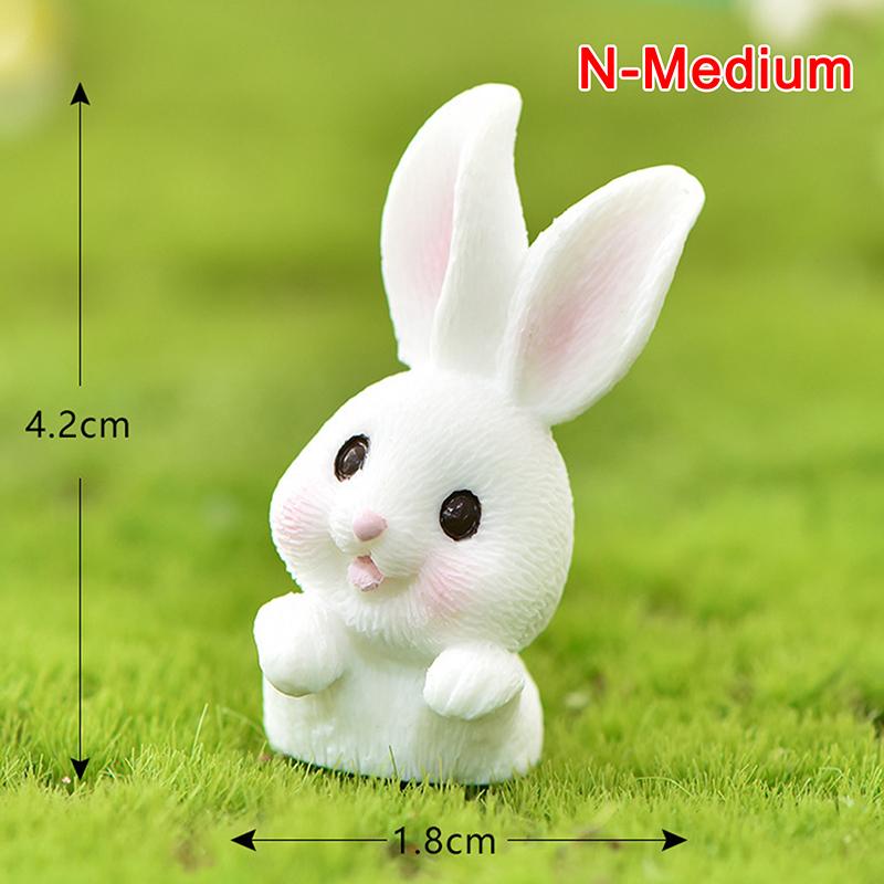 Cartoon Animal Cute Rabbit Series Gardening Ornaments Micro Landscape Decoration