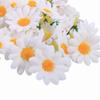 100pcs Artificial Little Daisy Lovely DIY Handcraft Silk Little Daisy for Offices Weddings White