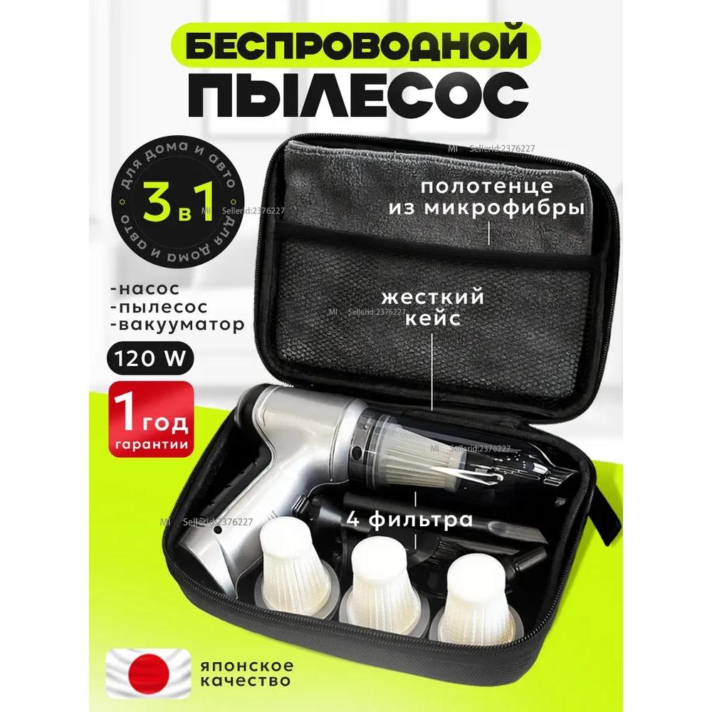 Пылесос для автомобиля, автомобильный пылесос Option1