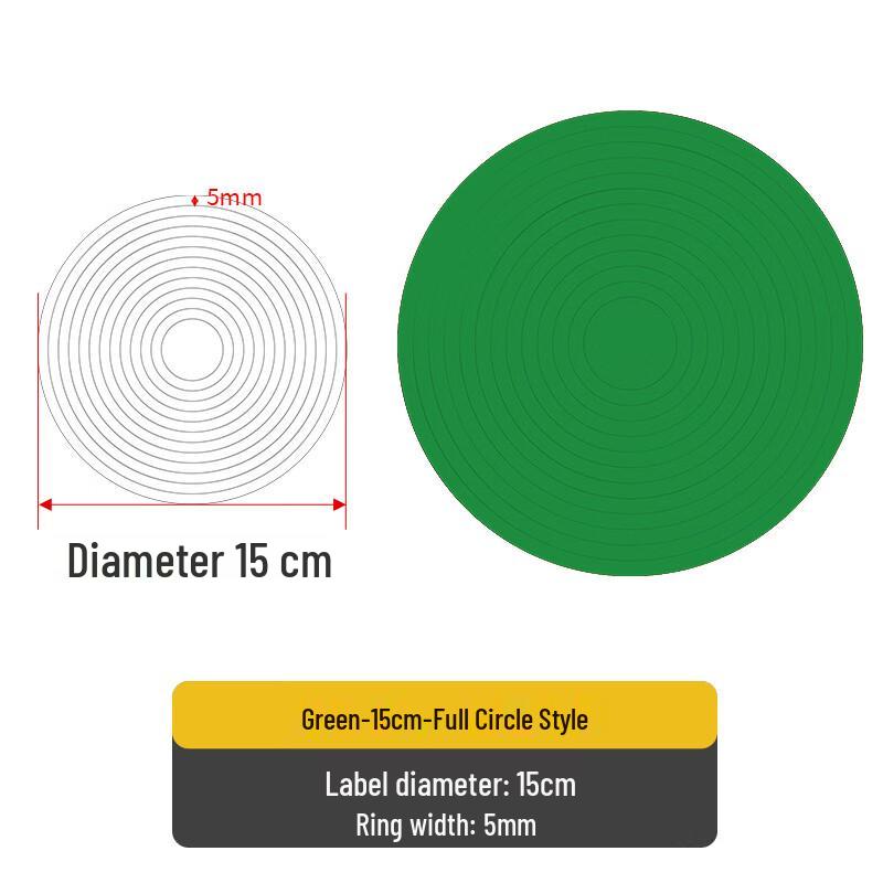 DAXTE Reflective Waterproof Pressure Gauge Stickers