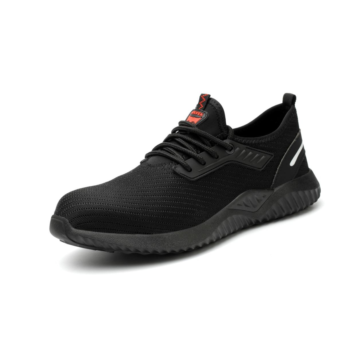 

JB305 Direct Wholesale Steel Toe Safety Shoes Lightweight Breathable Upper Mesh Slip Resistant Construction Work Safety Shoes 41 чёрный