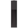 Solar LED Path Light 2 Pcs Black Cold Rolled Steel