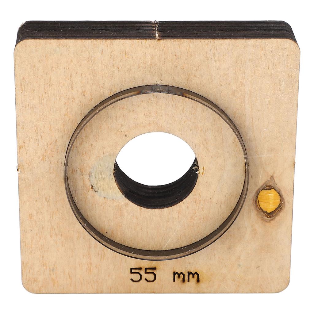 Leder Stanzform 55mm Durchmesser Hohle Runde Form Legierter Stahl DIY Verarbeitung Stanzform