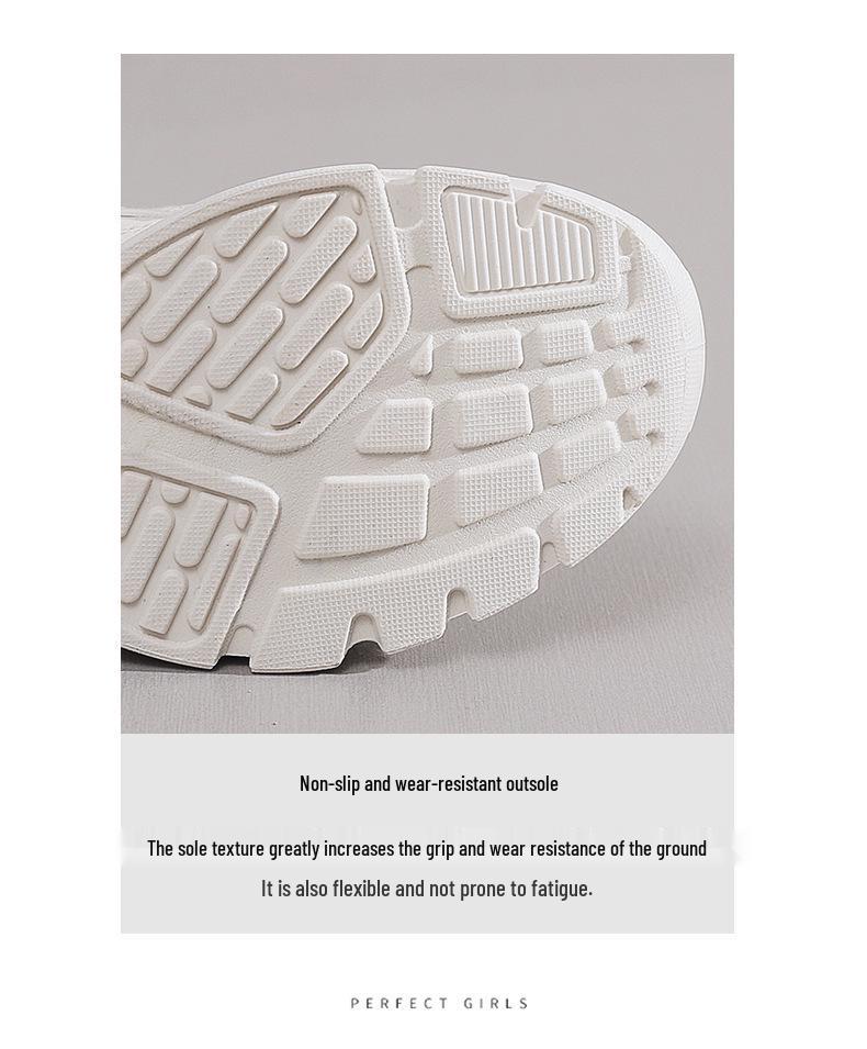Autumn 2024 Women's Dad Sneakers - Korean Style, Versatile Thick Sole, Casual Student Shoes
