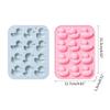 12 Hohlraum Niedliche Enten Fondant Schokolade Form Kuchenaufsatz Backwerkzeuge Handgemachte Seife Silikon Ornamentform Leicht zu Reinigen