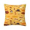 Pillow Case Happy Thanksgiving Day Soft Pillow Cover Morden Cushion Cover Graphic Pillowcases For Sofa Bedroom Home Decor