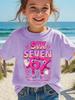 Kids 67 Themed Colorful Print TShirt Soft Cotton Fabric Breathable and Comfortable Ideal for Toddlers and Childrendf0233