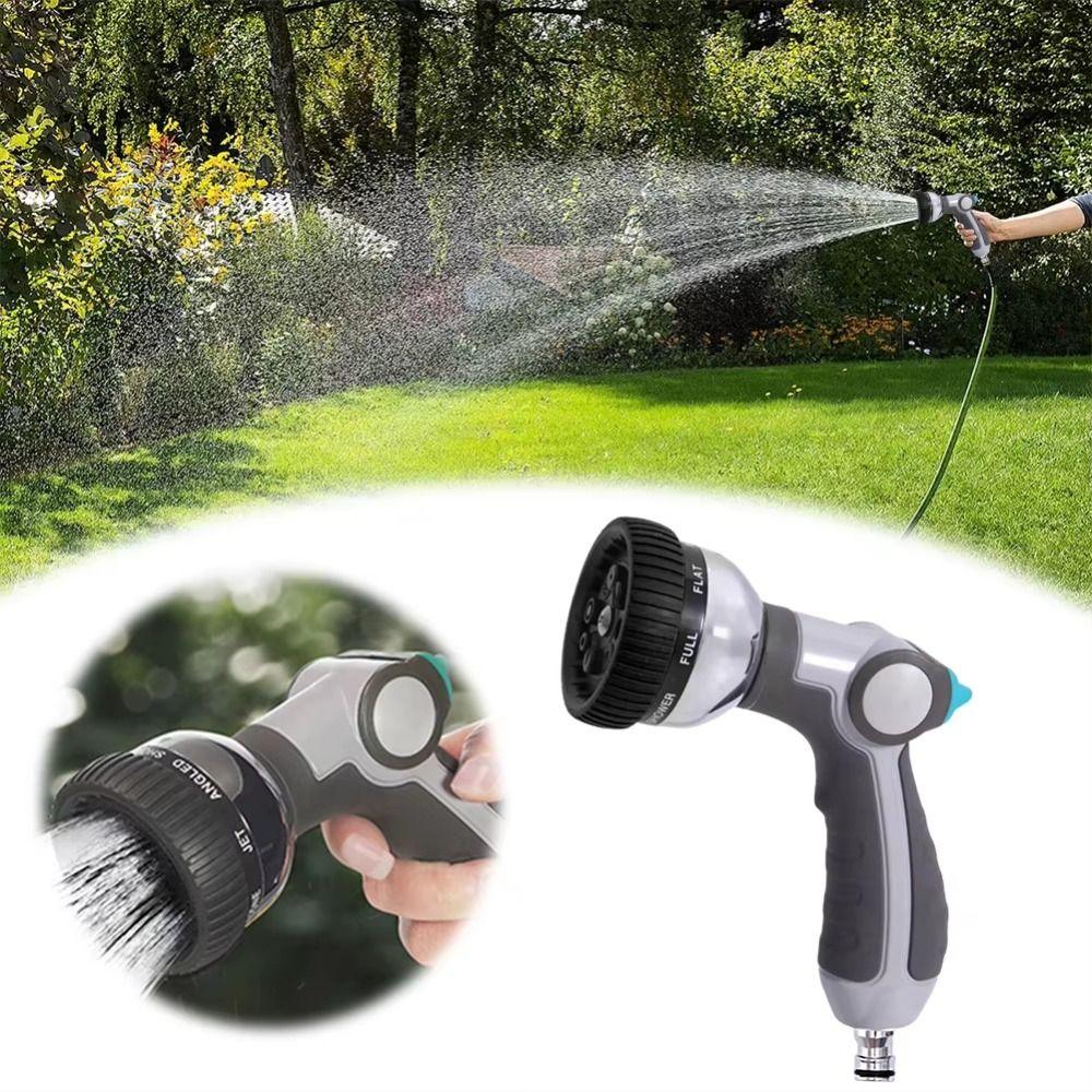 High Pressure Metal Spray Nozzle Watering Plant Water Hose Sprayer Garden Hose Nozzle  Car Washing