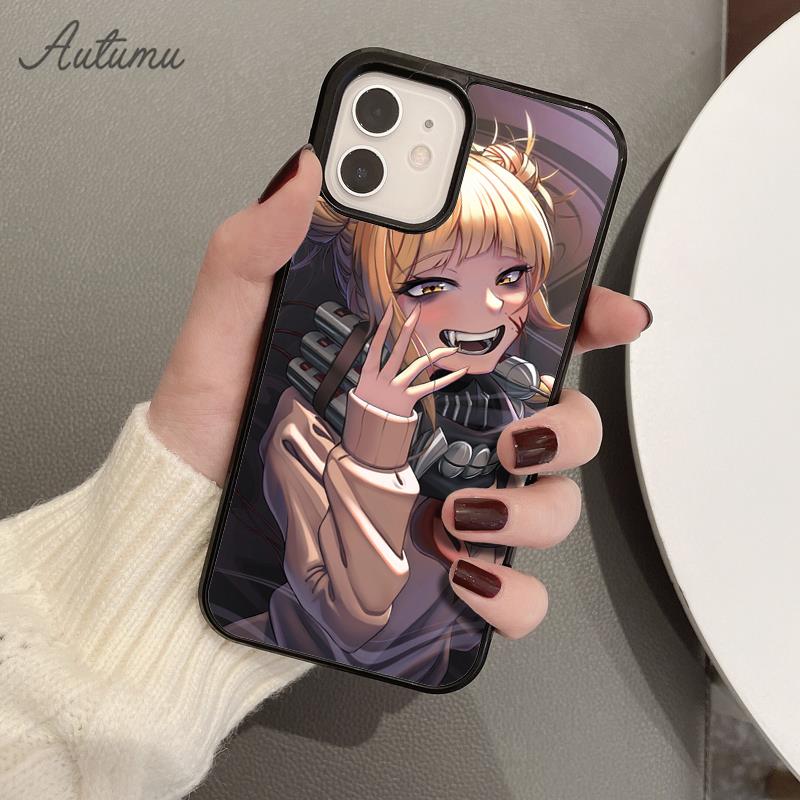 Himiko Toga Manga Phone Case for iPhone 11 12 13 14 Pro Max Mini X XR XS SE 2020 6S 7 8 Plus Samsung Galaxy S21 S22 Cover Shell