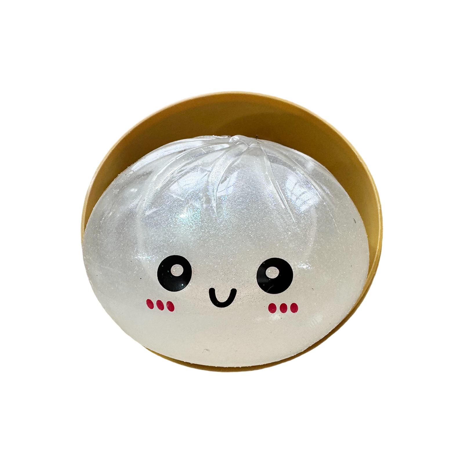 

Realistic Giant Steamed Bun, A Toy With A Steamer, A Slow- Dough Ball Designed For Stress Relief.Glitter Dumpling One Size