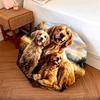 1 PC Automatic Folding Umbrella - Golden Retriever Pattern, Portable & Foldable Design with 8 Ribs, Christmas Birthday Gifts