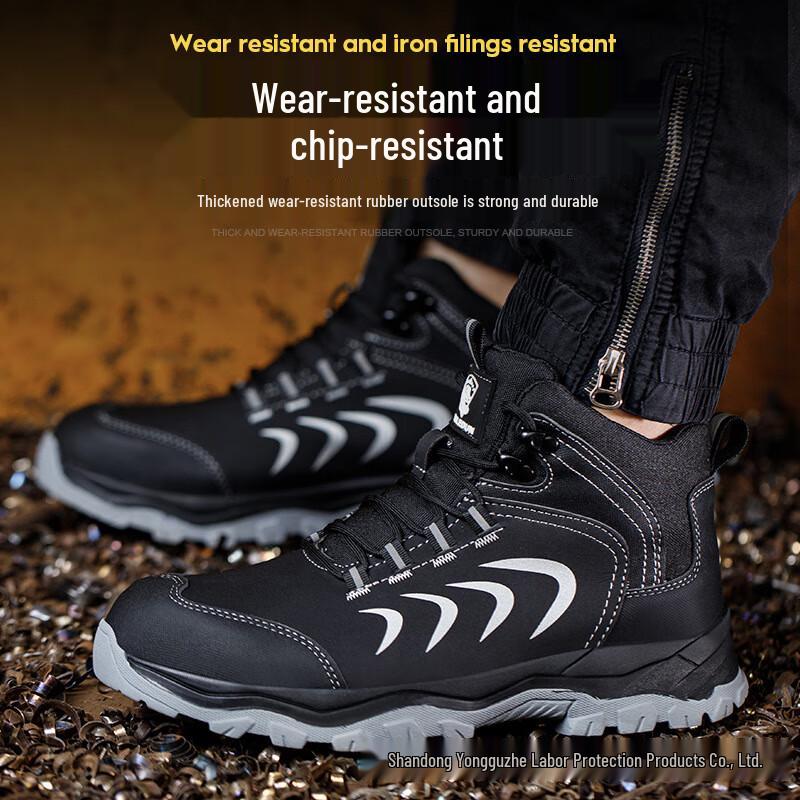 Jian Gong Waterproof Steel Toe Safety Work Boots 40