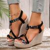 Damen Plateau Sandalen Bequem Atmungsaktiv Mode Heiße Sandalen Sommer Neu Lässige Designer Sandalen Flache Schuhe für Damen