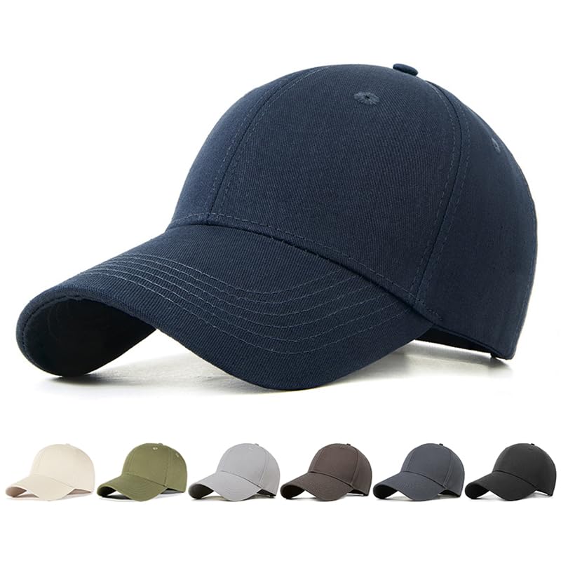 

Cap Large Size Hat Cotton 62CM Head Will Not Lose Its Plain Baseball UV For [Moxiep] Men s 100% [UPF50+UV Protection, Circumference, Shape] Cap,