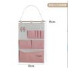 Cotton Linen Wall-Mounted Hanging Organizer Pocket Bedroom Door Back Storage Phone Holder Dorm Room Essentials