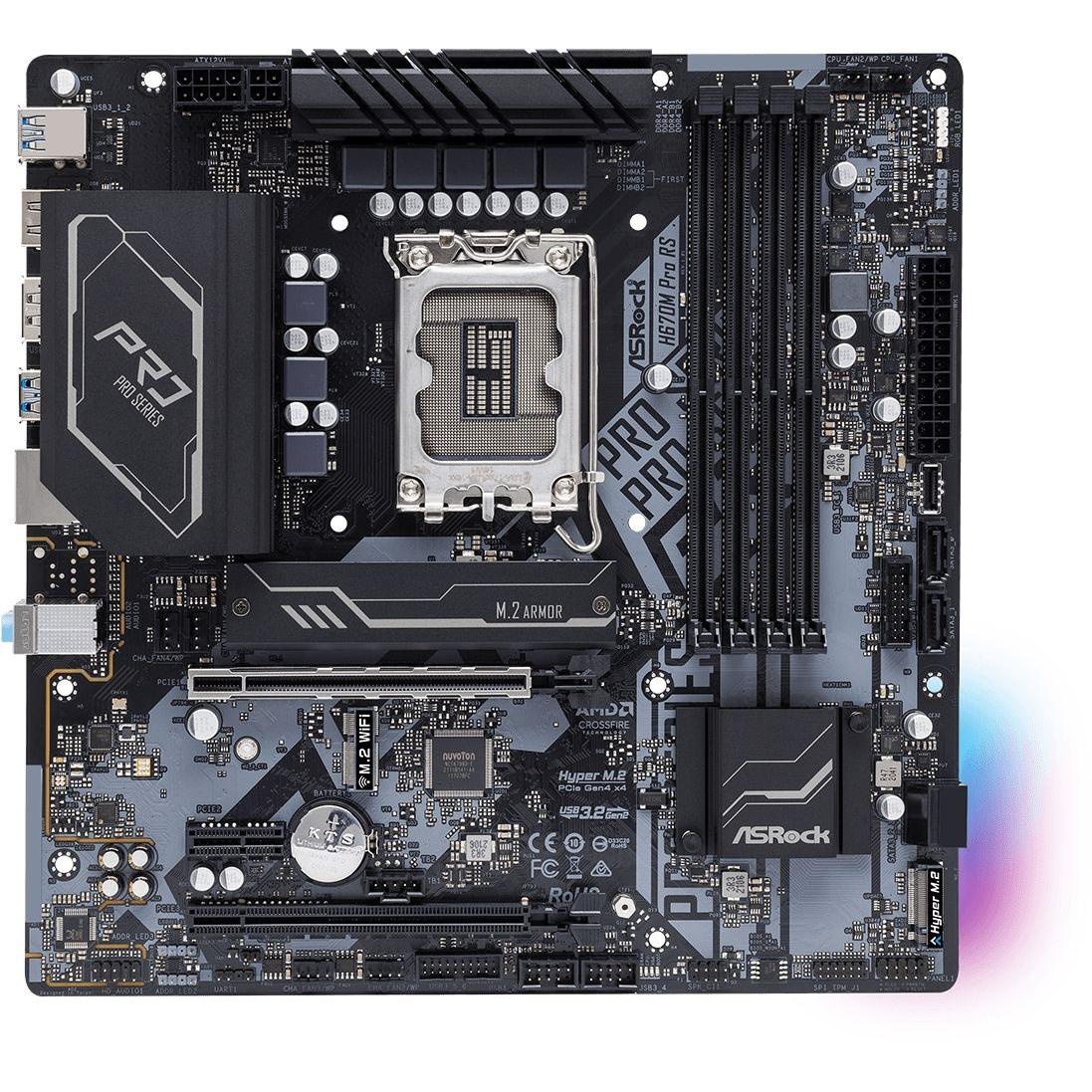 

Материнская плата Asrock H670m Pro Rs