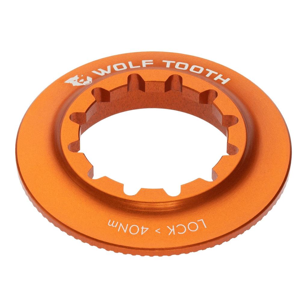 Wolf Tooth Centerlock Rotor Lockring Internal Spline Raw Silver - (U1RTR-LCKRNG-IS-RSIL)