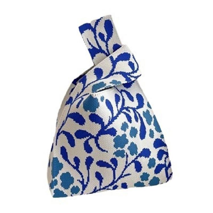 Functional Knit Bag Handbag Suitable for Office School and Various Occasions 1 синий 674₽