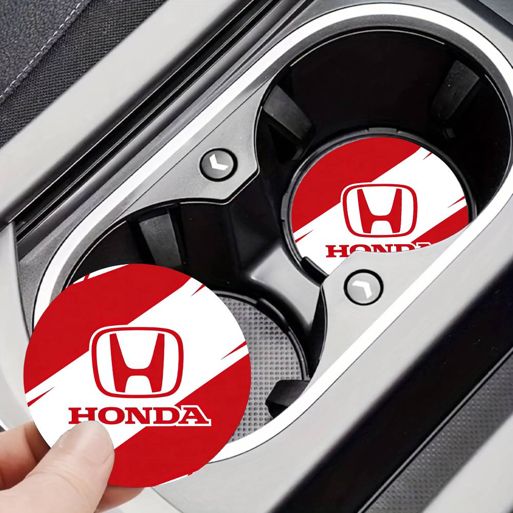 For Honda New Car Cup Holder Anti-Slip Silicone 7cm Insert Coaster Mat Universal Car Accessories Black Fit LG Most Cars