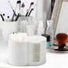 Cotton Ball Holder Floss Holder Container Cotton Rounds Dispenser Cotton Pad Dispenser Portable Floss Pick Holder Floss