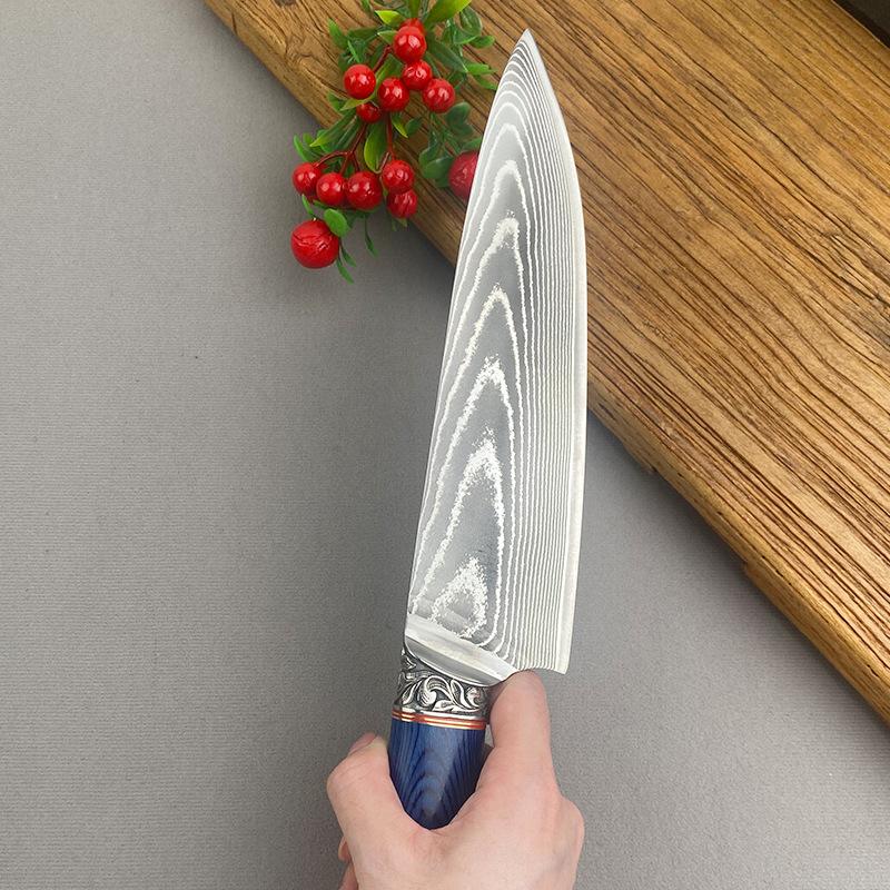 67Layer Damascus Steel Chef Knife Razor Sharp VG10 Home Kitchen Gyuto Slicing Meat Salmon Fish Vegetable Knives