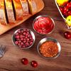 8One Pack3.3Approximately inches 8.4Small stainless steel sauce dish, stainless steel dipping bowl, soy sauce bowl, silver round seasoning dish,