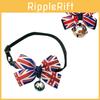 Cute Pet Bell Collar With British Flag Bow Tie Perfect Gift For Dog And Cat Lovers
