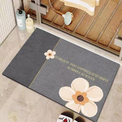 Absorbent Floor Mat Quick-drying Bathroom Bathroom Household Entrance Premium Non-slip Foot Mat Toilet Diatom Mud Cushion