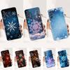 Art Christmas Snowflakes For Samsung A51,30,71,S9,Ultra,Lite,S23,22,21,PIus,10,20,FE,Transparent, Silicone Case