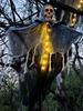 Halloween LED Ghost Skeleton String Lights - Outdoor Hanging Decorations for a Spooky Atmosphere