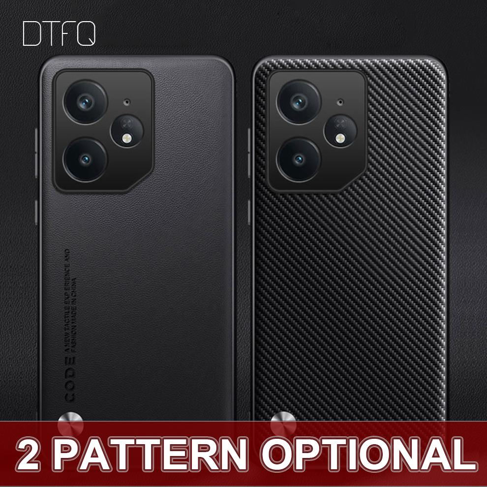 Luxury Leather Case for Realme GT Neo7 Coque Funda Back Cover Shockproof Leather Pattern Case for Realme GT Neo 7