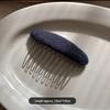 Korean Retro Woolen Hairpin Comb - Elegant Princess Style for Flyaways and Bangs