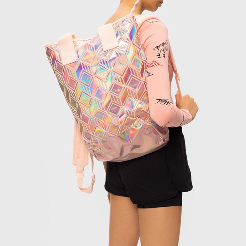 Adidas Originals Artificial Leather Backpack Regular Unisex Dazzling Color Copper Metallic Adidas GE5446