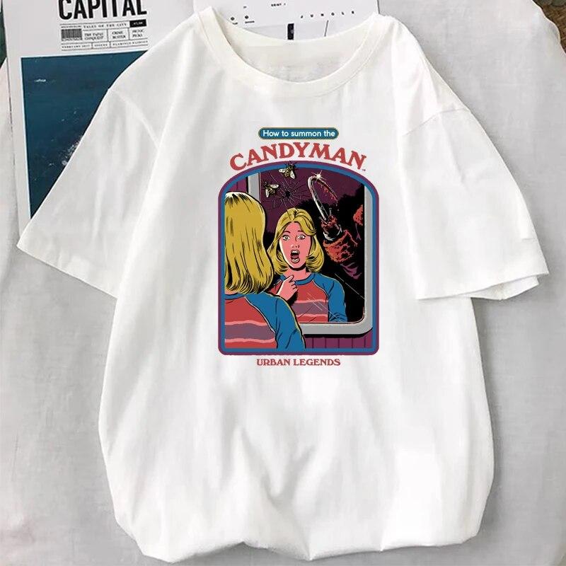 Sell Your Soul! T-shirt Vintage 90s Classic Satan Demon Funny Supernatural Graphic Tops Women Unisex Popular Cartoon Streetwear Tee