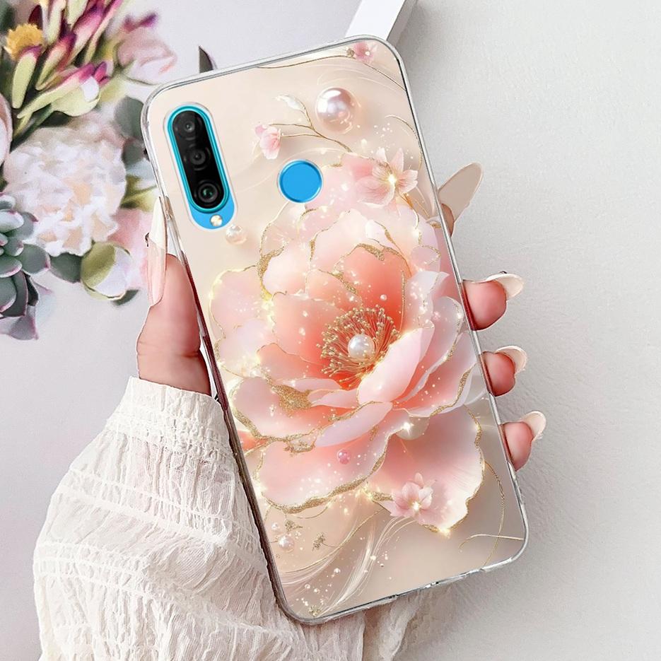 For Huawei P30 Lite Case Cool Dragon Pattern Cover Clear Silicone Soft Slim Phone Case For Huawei P30 Pro P 30 Lite P30Lite Bags