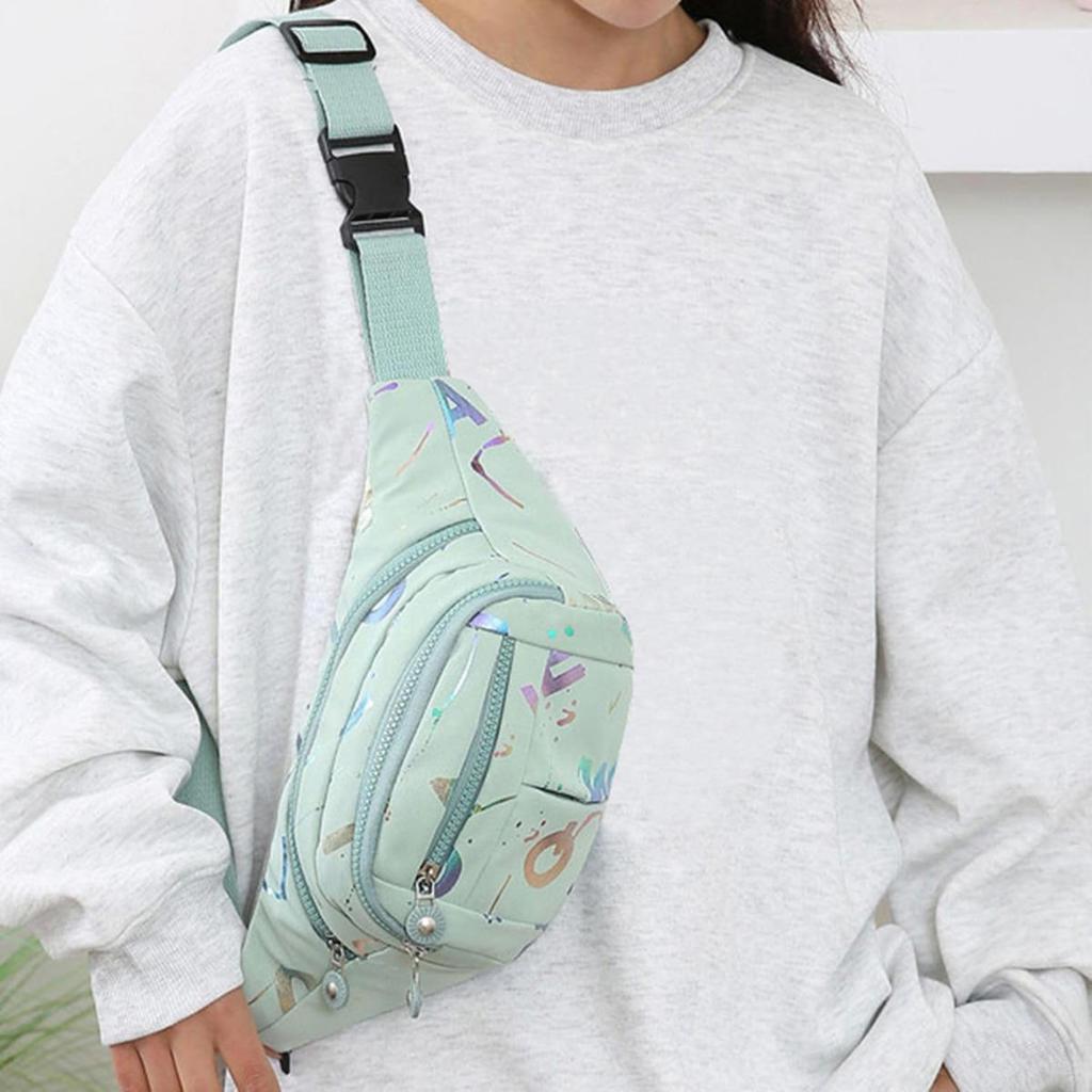 Venkovní ledvinka dámská ležérní ledvinka na pas běh jogging ledvinka na zip taška na mobilní telefon náprsní taška crossbody peněženka