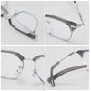 00179 Retro Day Eyebrow Frame Men'S And Women'S Myopia Glasses Frame Trendy Literary Flat Mirror Frame Can Be Matched With Degrees