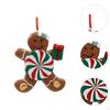 Christmas Gingerbread Man Hanging Decoration Ornament Gifts Home Celebration