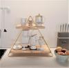 Triangle SOLID STAINLESS GOLD GOLD Table Serving Rack Decorative Disassembled Kitchen Bathroom Organizer