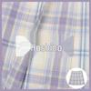 Authentic Japanese JK Plaid Mid-Length Student Uniform Set with Pleated Sailor Skirt