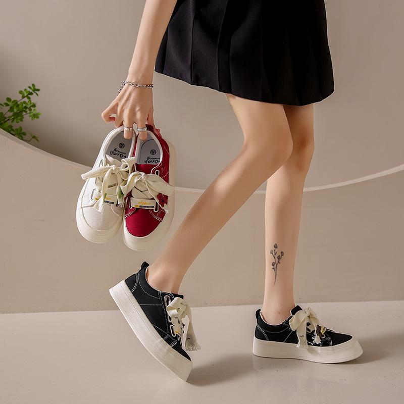 Fashion Style Canvas Shoes for Women Summer New Versatile Student Breathable Running Sneakers Casual Shoes for Women