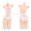 Sexy Cat Ear Cosplay Virgin School Lolita Open High Leg Leotard with Stockings Arm Bun Girl One For Events [SENMHS] Lingerie, Killer, Swimsuit, Style,
