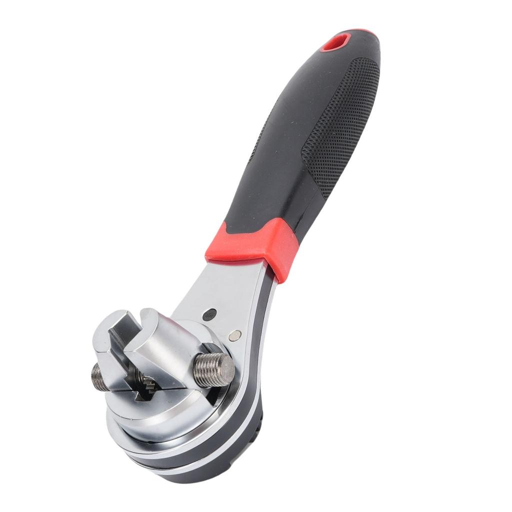Verstellbarer Ratschenschlüssel für 6 22mm Schraube Tragbarer Multifunktionsschlüssel mit rutschfestem Griff