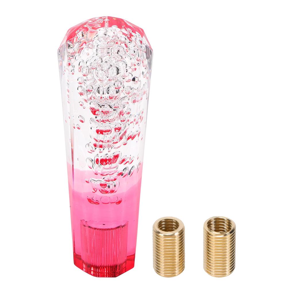 HOPESPANNER Diamond 2 Tone Cristal Shift Knob Gear Shifter Knob Acrylic Stick Shifter Lever