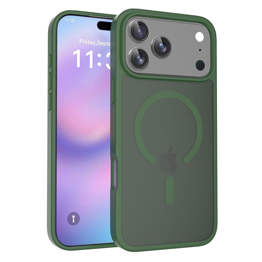 Silver Shield Frosted iPhone 17 Pro Max Magnetic Case
