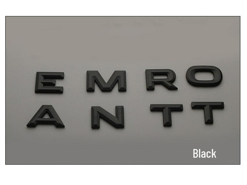 Teramont Custom Engine Hood Lettering Car Sticker