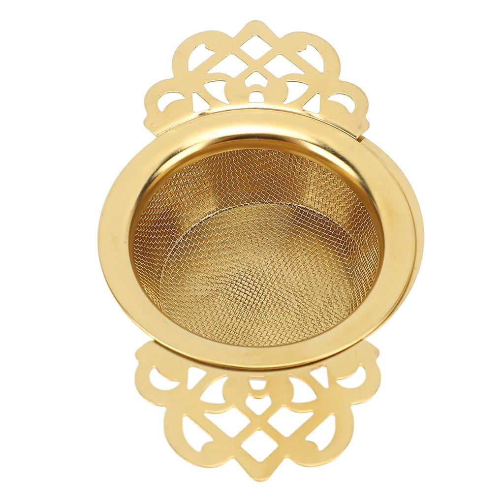 Tea Infuser Filter 304 Stainless Steel Insulated Base Fine Mesh Tea Strainer Bowl for Brewing